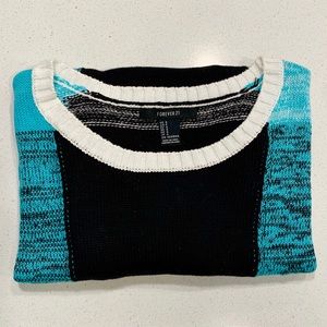 Forever 21 block knit sweater